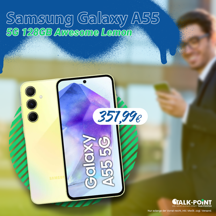 Samsung Galaxy A55 5G 128GB Awesome Lemon