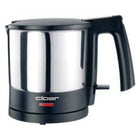 Cloer 4720 Wasserkocher 1 l 1800 W Schwarz, Edelstahl