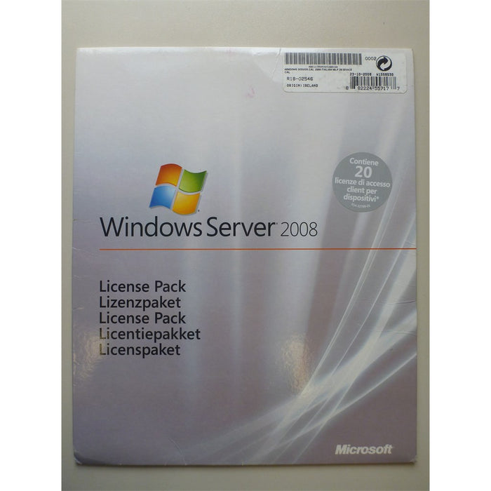 Microsoft Windows Server 2008 Lizenzpaket