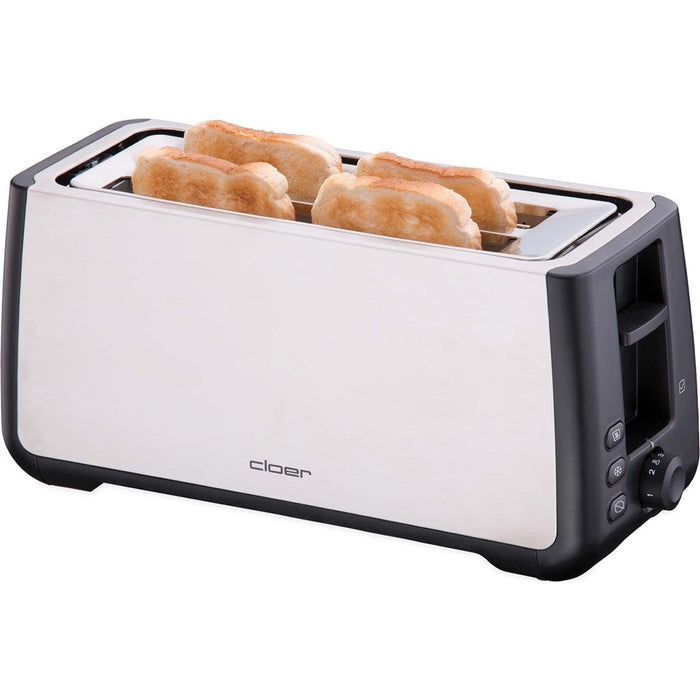 Cloer 3579 Toaster XXL Edelstahl