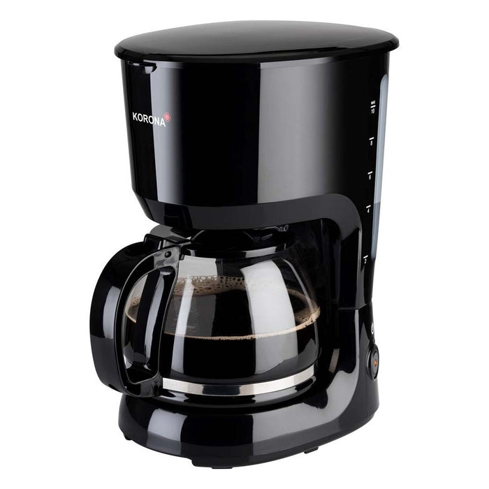 Korona 10330 Kaffeeautomat in schwarz - 1,25 L für 10 Tassen