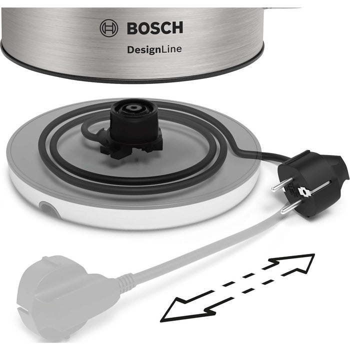 Bosch Wasserkocher TWK4P440 Design Line 1,7L si/ed