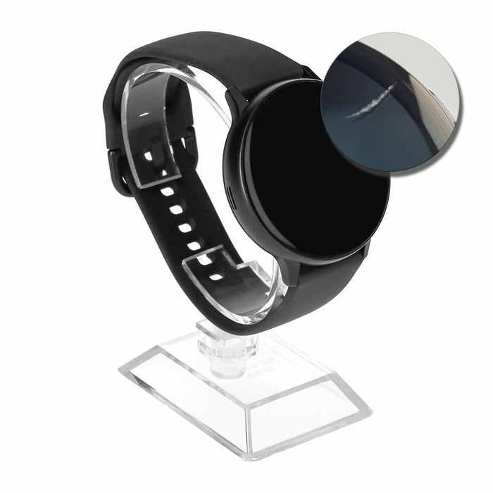 Samsung Galaxy Watch Active2 44mm Aqua Black Aluminiumgehäuse mit Silikonarmband Schwarz