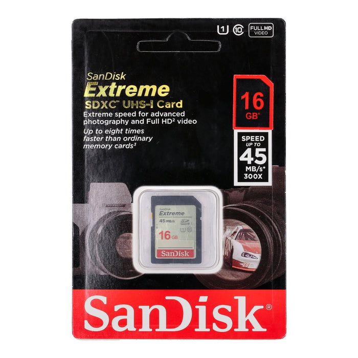 Sandisk Extreme SDHC 16GB UHS-I Speicherkarte