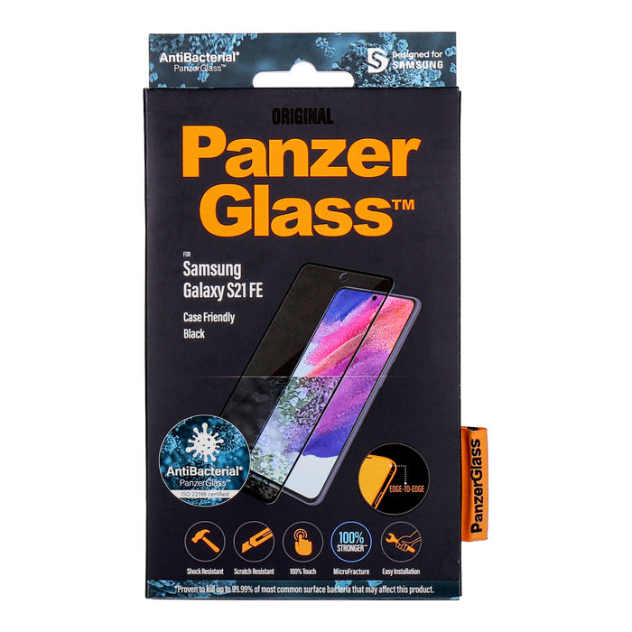 PanzerGlass Displayschutzglas für Samsung Galaxy S21 FE schwarz