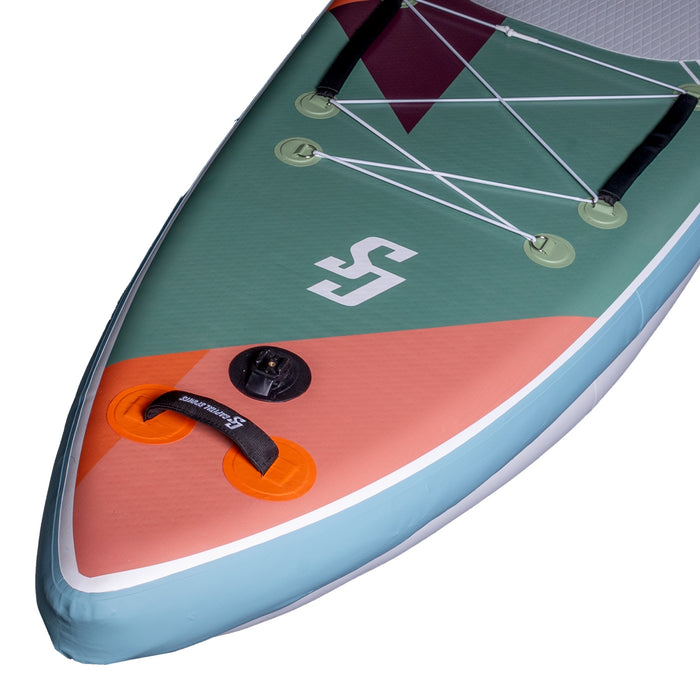 Kipu Allrounder 365 aufblasbares Paddelboard 365 x 82 x 15 cm SUP-Board-Set in orange