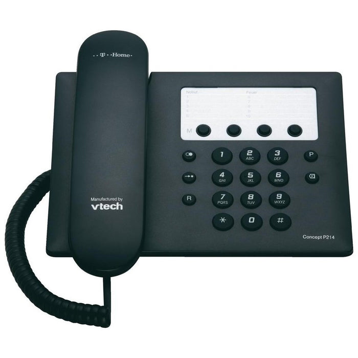 Telekom Festnetztelefon Concept P 214 schwarz