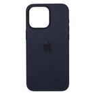 Apple Silikon Case mit MagSafe Schwarz passend für iPhone 15 Pro Max