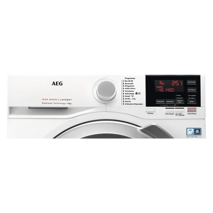 AEG L7FBG61480 Waschmaschine Frontlader 8 kg 1400 RPM A Weiß