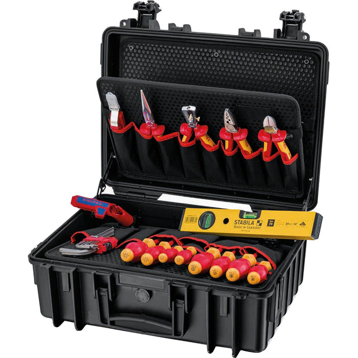 Knipex Werkzeugkoffer 24-tlg. sw robust23 Start Elekt 00 21 34 HL S2