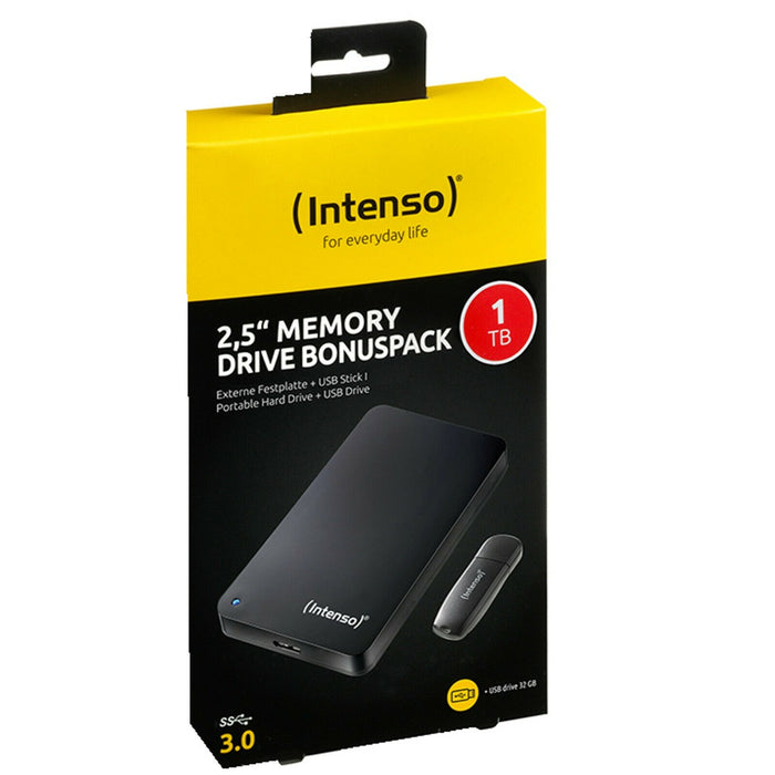Intenso Memory Drive ext. Festplatte 1TB USB 3.0 schwarz inkl. USB Stick 3