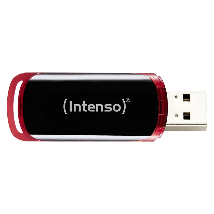Intenso 64GB USB2.0 USB-Stick USB Typ-A 2.0 Schwarz, Rot
