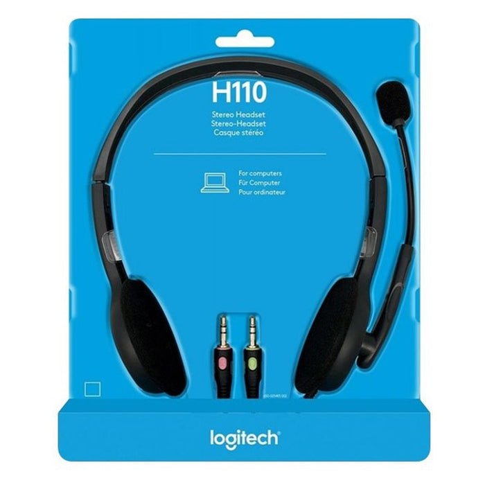 Logitech Headset Stereo sw, Retail LOGITECH H110
