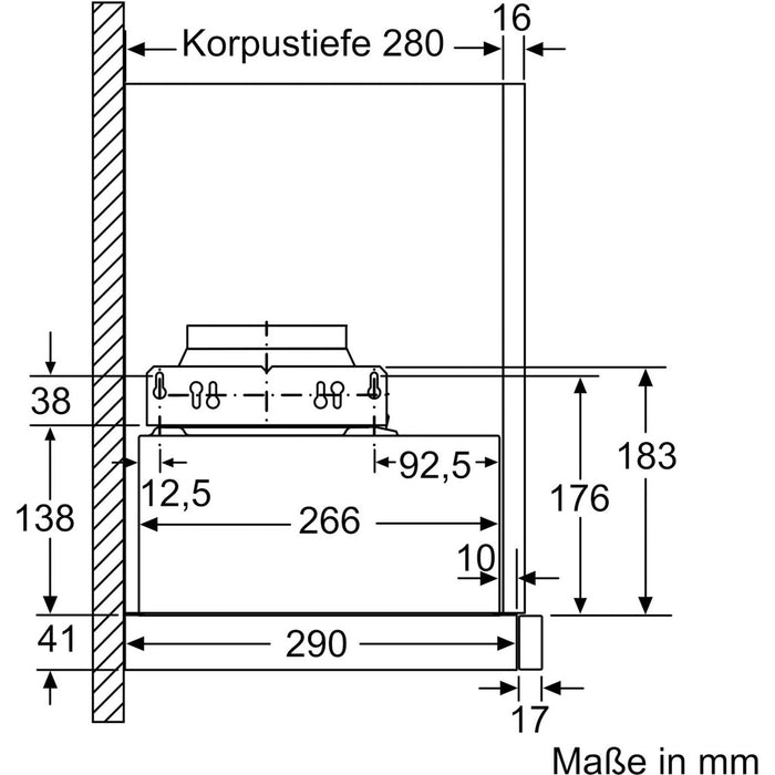 Constructa-Neff Flachschirmhaube 3 Stufen + 1 Intens D46ED22X1