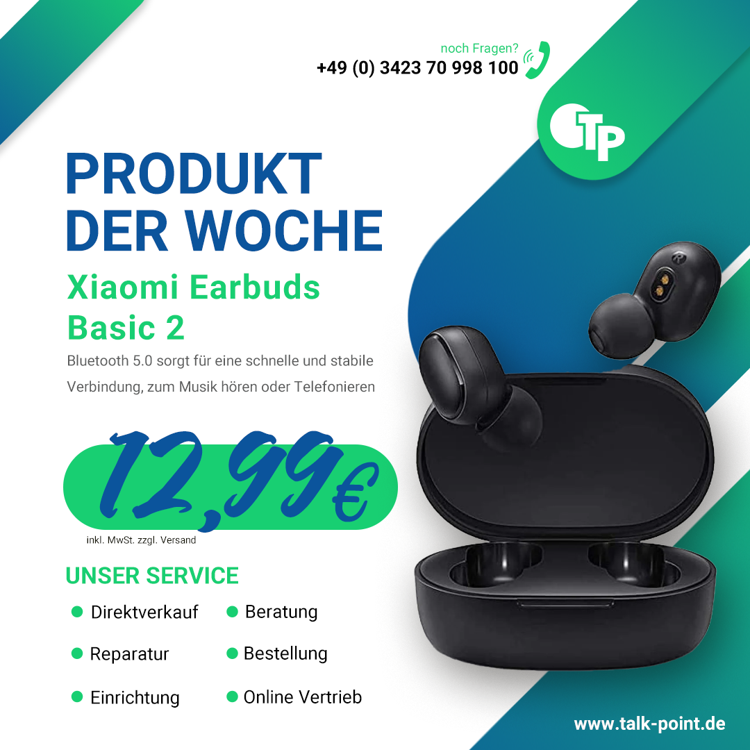 Xiaomi Mi True Wireless Earbuds Basic 2 Produkt der Woche