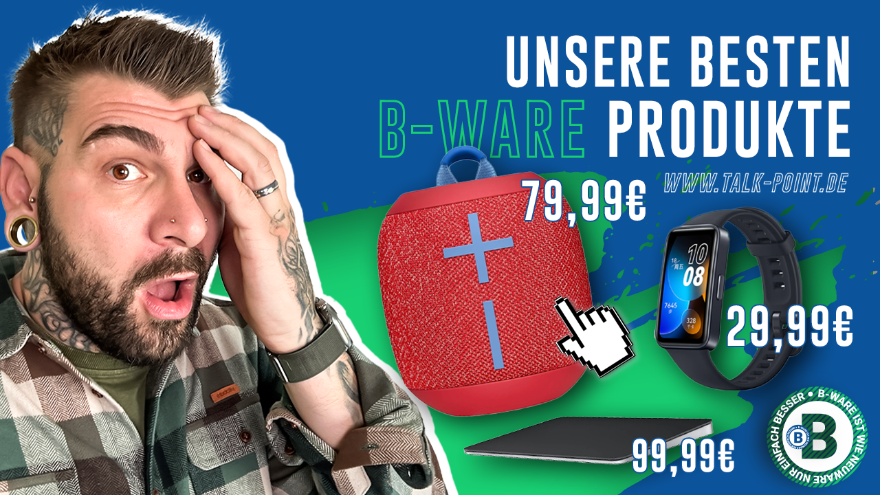 Die beste B-Ware  - Wonderboom Bluetoothbox / Apple magic Trackpad & Huawei Band 8