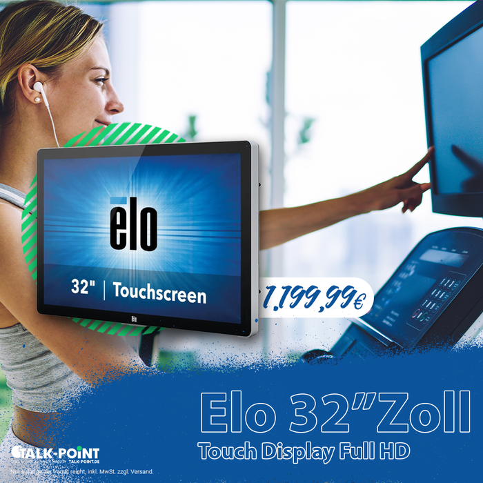  Elo ET3202L 32" Touch Display Full HD Flachbildschirm 80 cm (31.5") LED 450 cd/m²