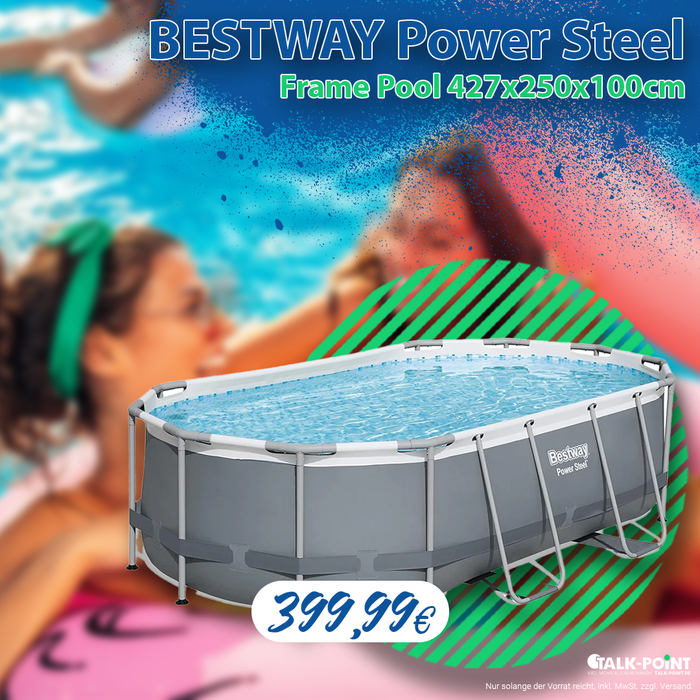 Bestway - Power Steel Frame Pool 56620 427x250x100cm