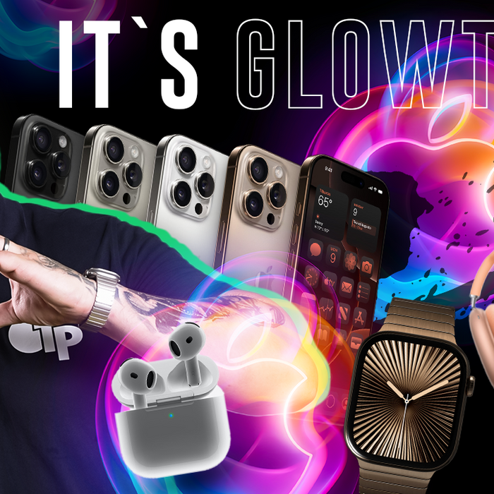 it´s glowtime apple Keynote2024 iphone 16 applewatch series 10 aipods max uvm.