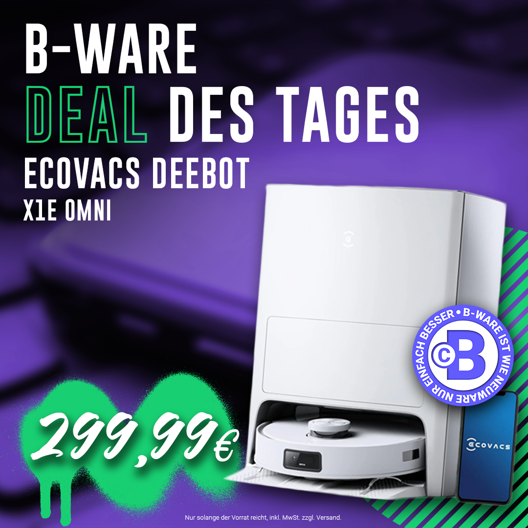 Revolutionieren Sie Ihre Bodenreinigung mit dem Ecovacs Deebot X1e OMN ...