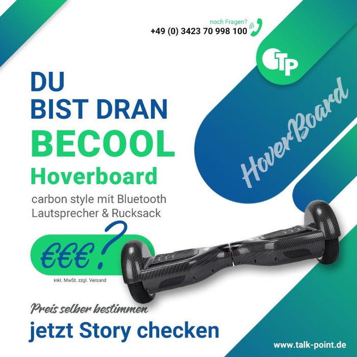 Du bist dran... bestimme den Preis des BECOOL Hoverboard (Balance Board)