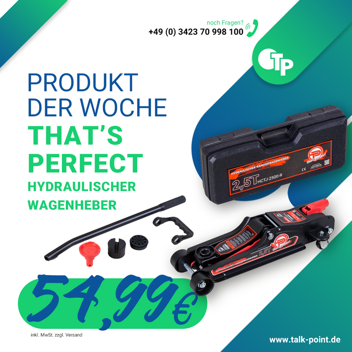 Hydraulischer KFZ-Rangierwagenheber thats perfect als Produkt der Woche