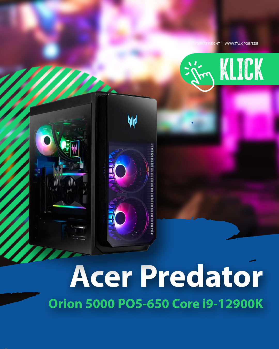 Acer Predator Orion 5000 | i9-12900K & RTX 4080 (16GB) – Talk-Point