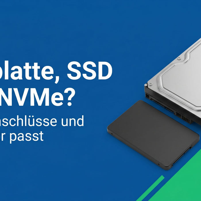 Festplatte, SSD oder NVMe? Der große Speicher-Ratgeber
