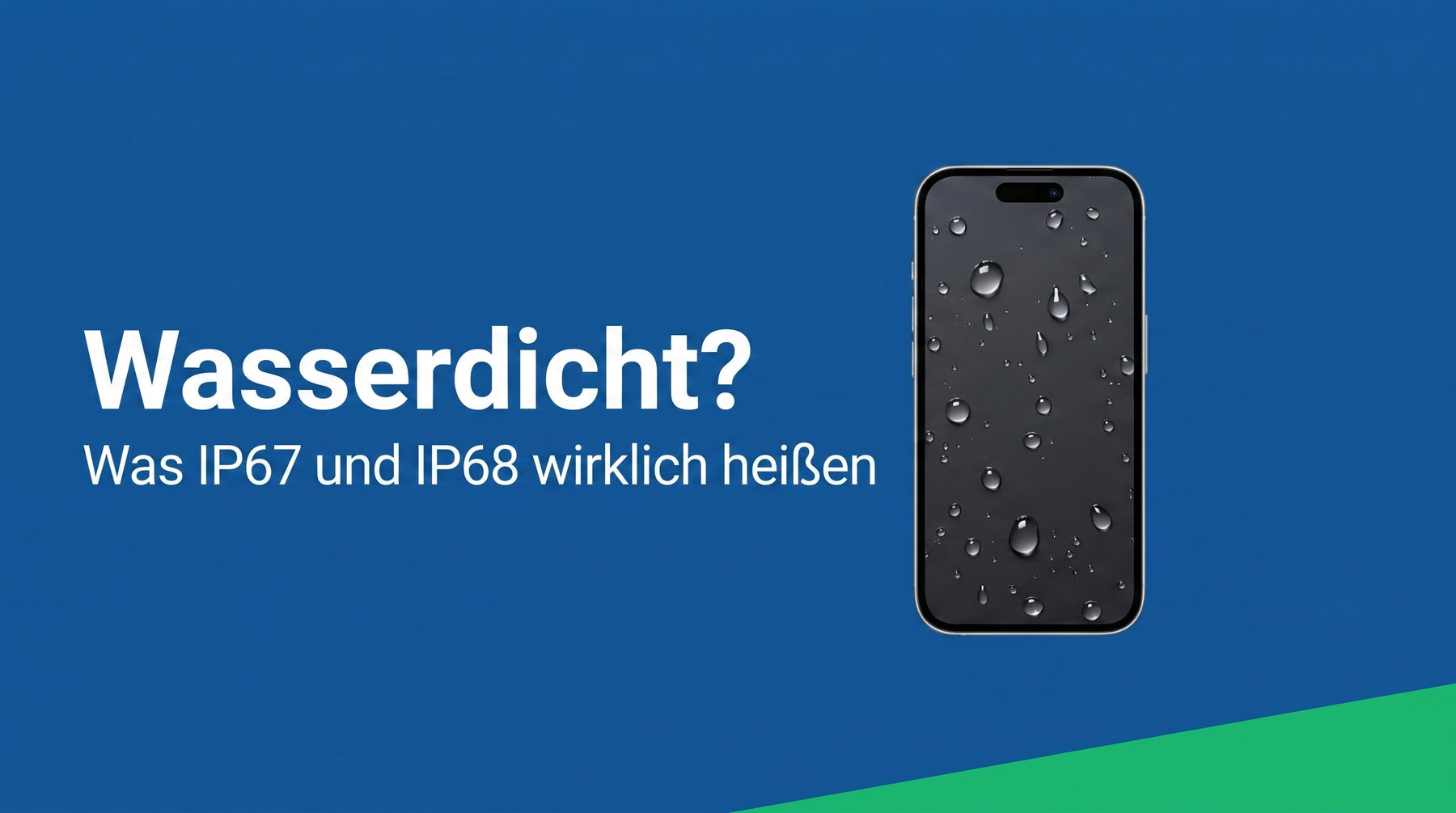 Wasserdicht: was IP67, IP68 und Co. wirklich bedeuten