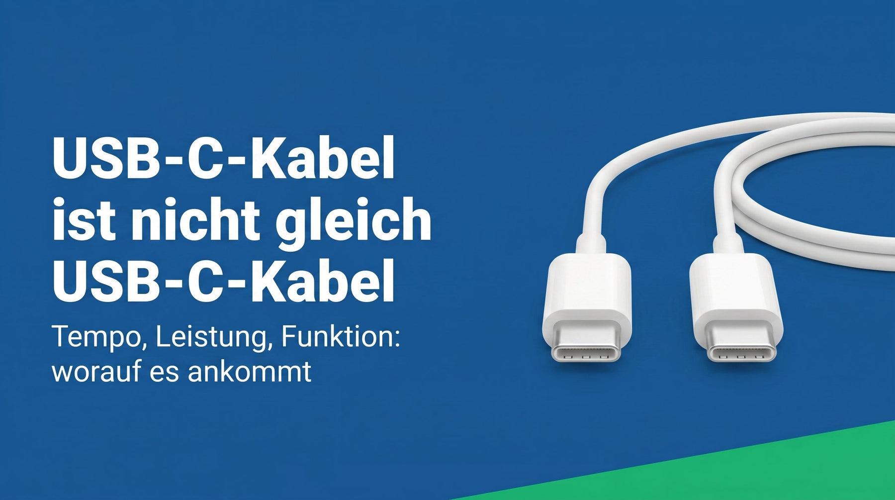 USB-C-Kabel ist nicht gleich USB-C-Kabel: die Unterschiede erklärt