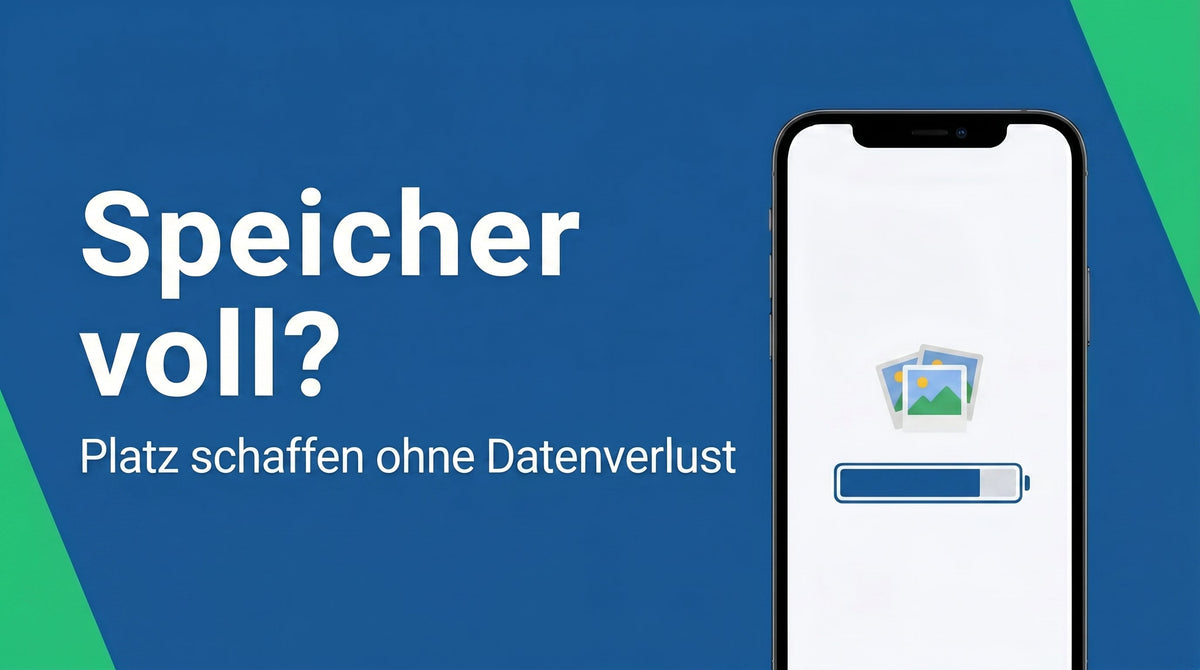 Speicher voll? So schaffst du Platz, ohne Daten zu verlieren