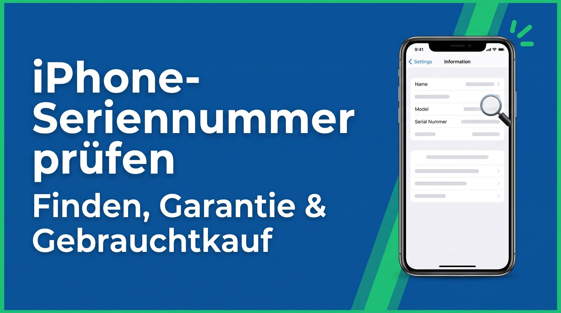 iPhone-Seriennummer finden und prüfen