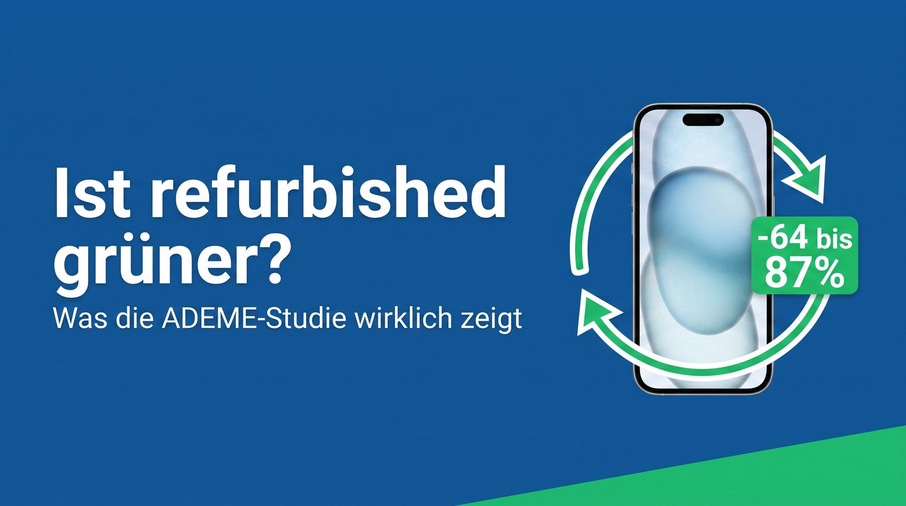 Ist refurbished wirklich grüner? Was die ADEME-Studie über generalüberholte Geräte sagt
