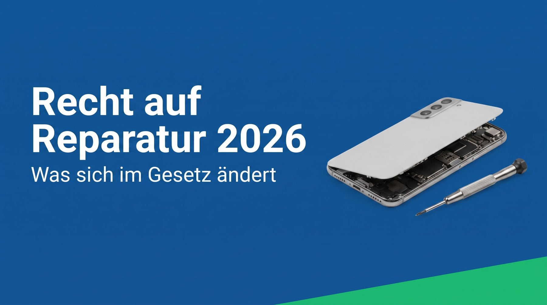 Recht auf Reparatur 2026: was sich im BGB ändert