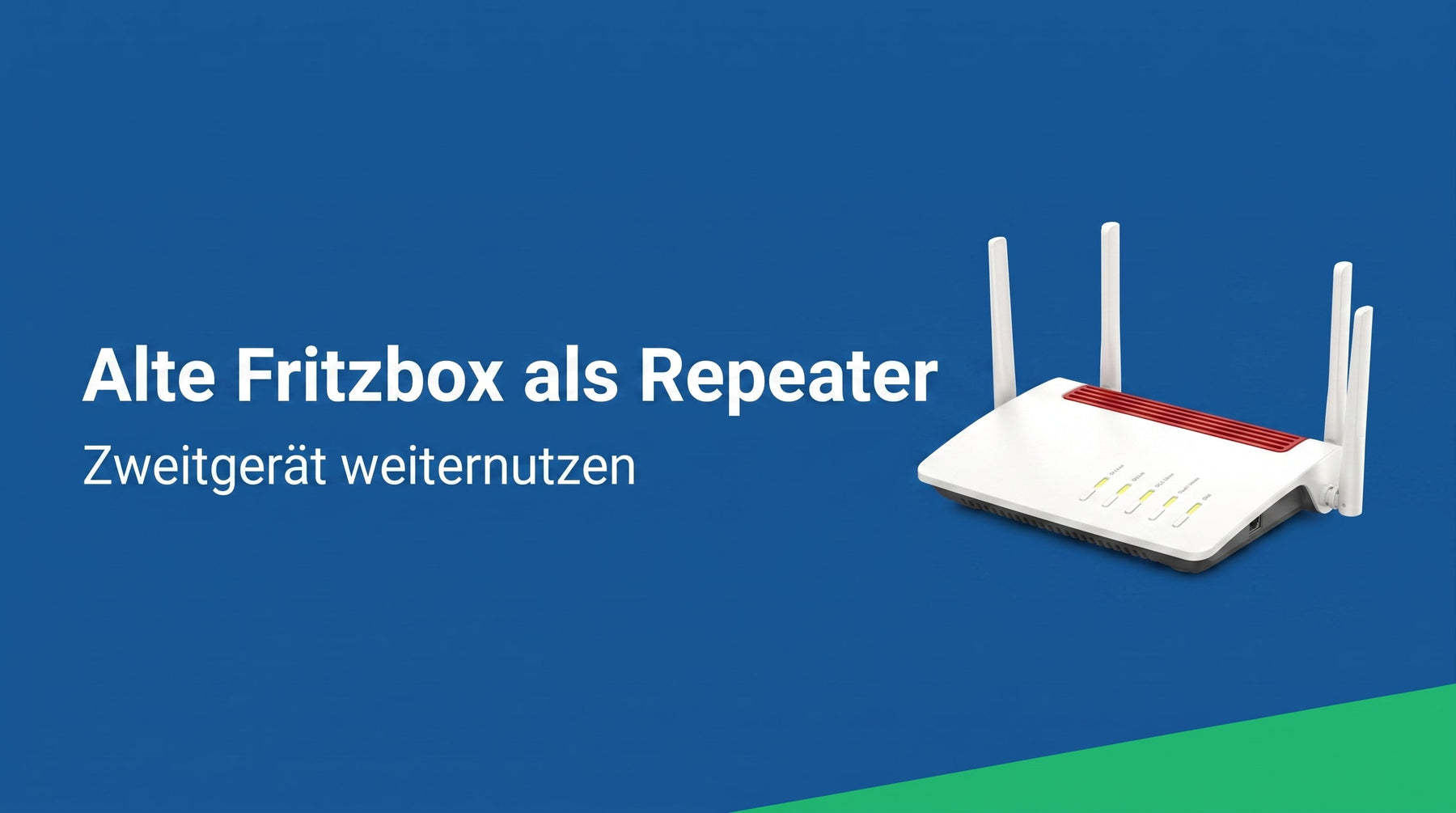 Alte FRITZ!Box als Repeater oder Access Point nutzen
