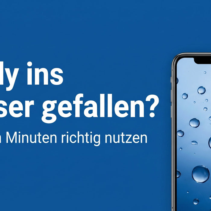 Handy ins Wasser gefallen? Was sofort hilft