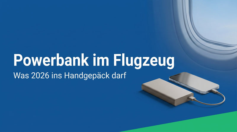 Powerbank im Flugzeug: die Regeln 2026 fürs Handgepäck