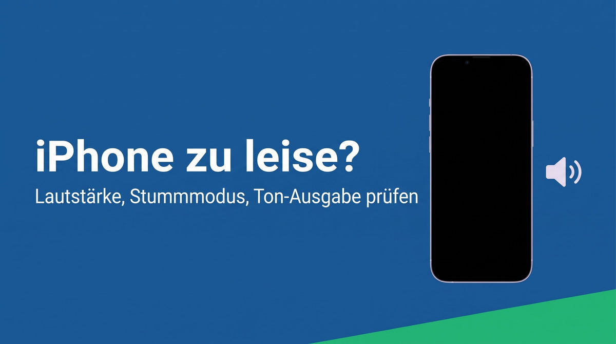 iPhone-Lautsprecher leise: Ursachen finden und den Ton zurückholen