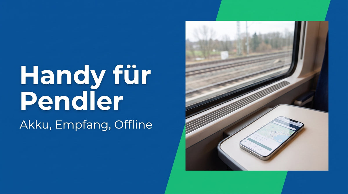 Handy für Pendler: Worauf du bei Akku, Empfang und Offline achten solltest