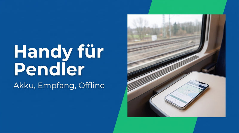 Handy für Pendler: Worauf du bei Akku, Empfang und Offline achten solltest