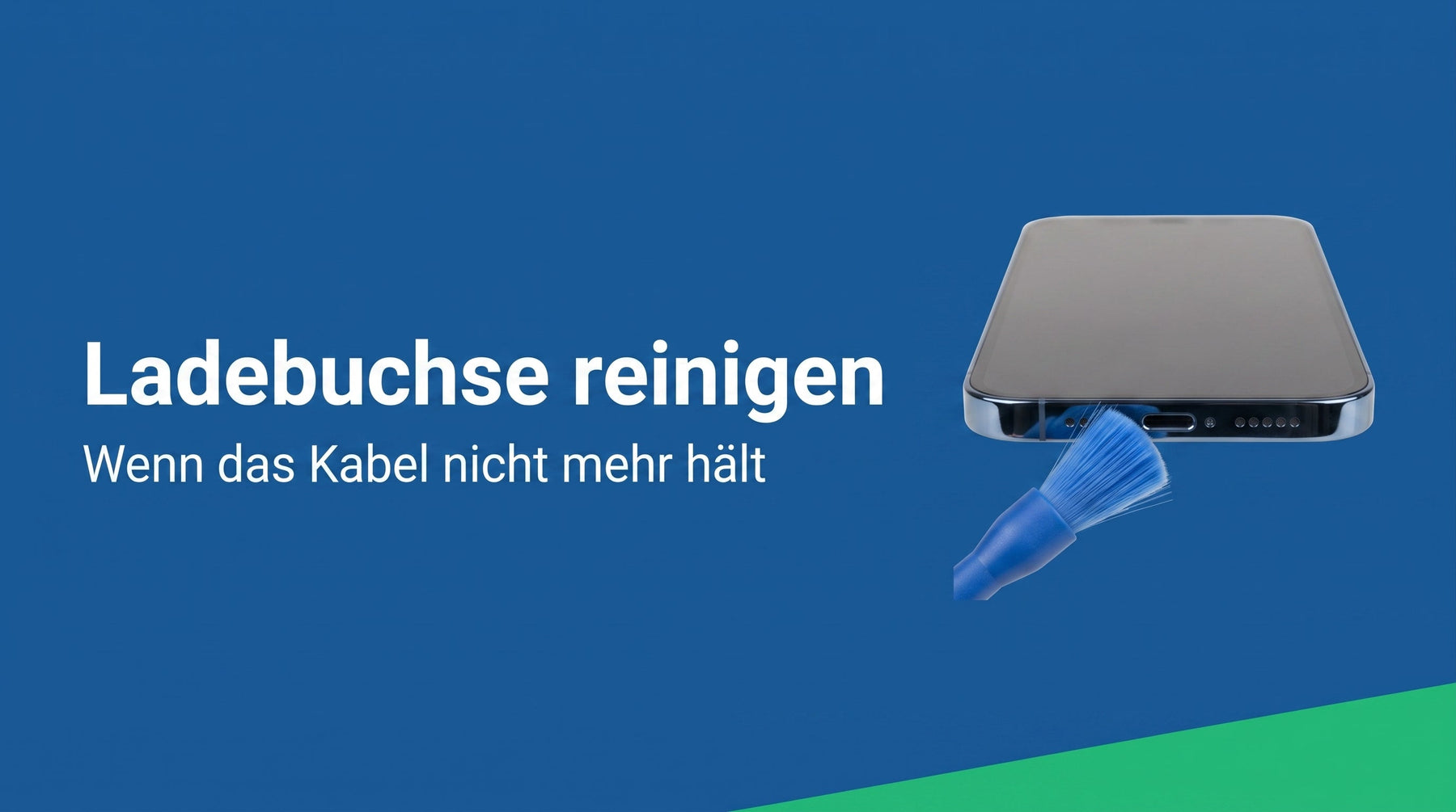 iPhone Ladebuchse reinigen: so säuberst du sie sicher