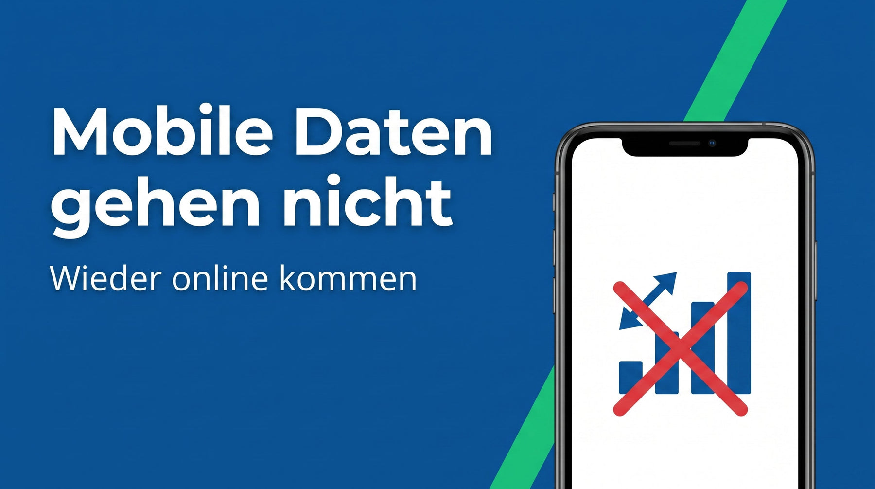 Mobile Daten gehen nicht? So kommst du wieder online