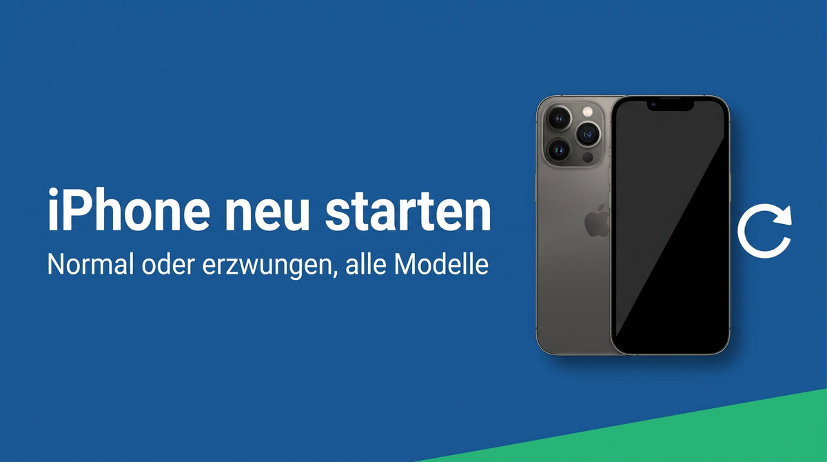 iPhone-Neustart: normal neu starten oder Neustart erzwingen