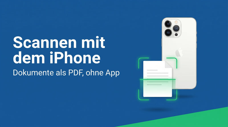 Scannen mit dem iPhone: Dokumente als PDF, ganz ohne App