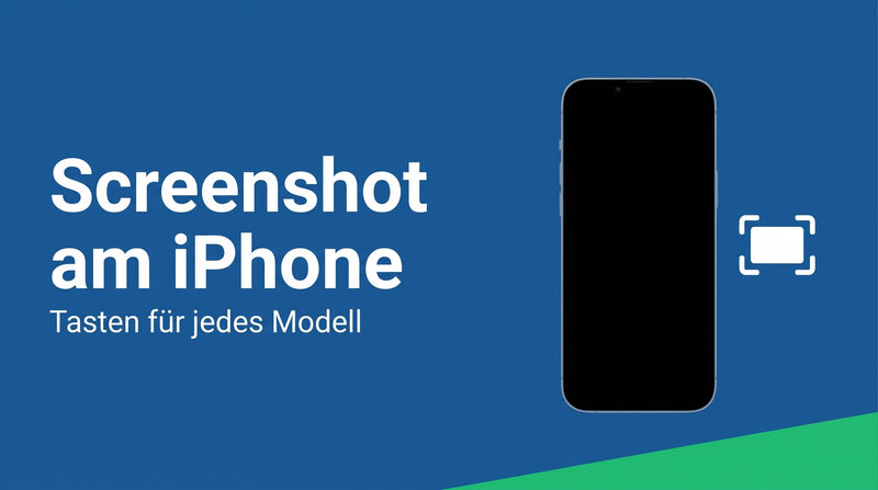 Screenshot am iPhone: Tasten je Modell, ganze Seite und wo das Bild landet