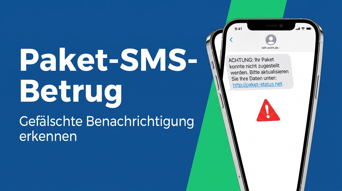 Paket-SMS-Betrug erkennen: gefälschte Paketbenachrichtigung entlarven