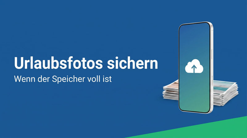 Urlaubsfotos sichern, wenn der Speicher voll ist