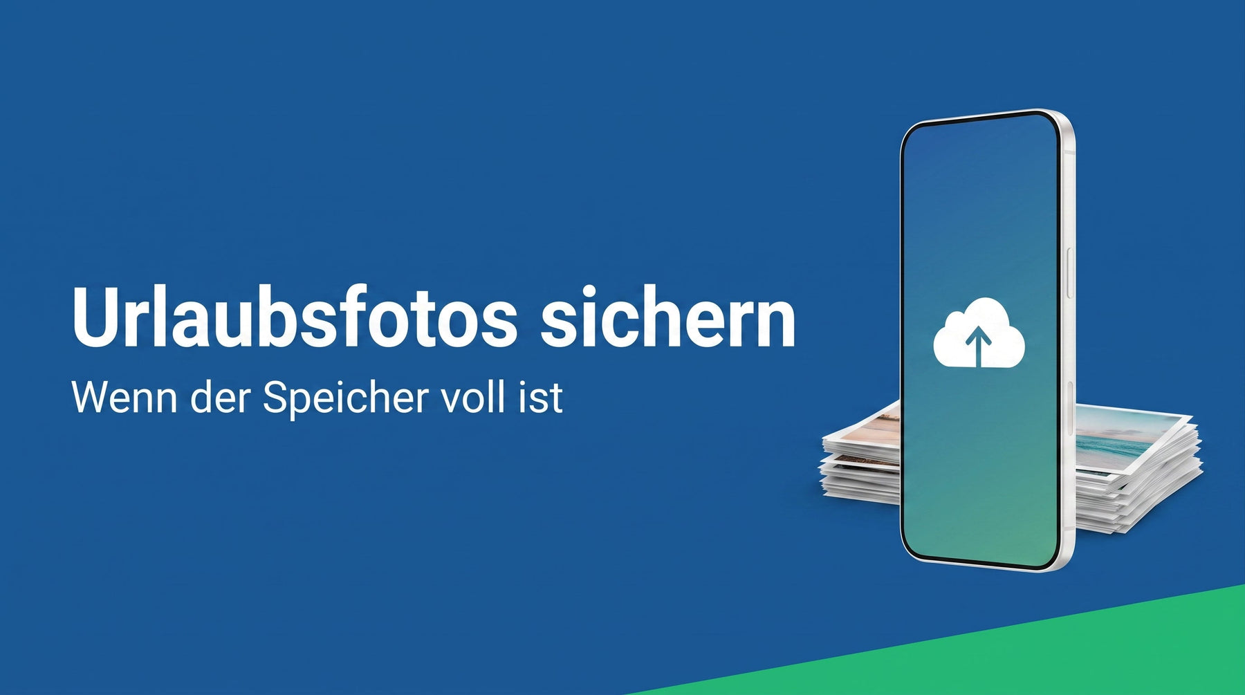 Urlaubsfotos sichern, wenn der Speicher voll ist