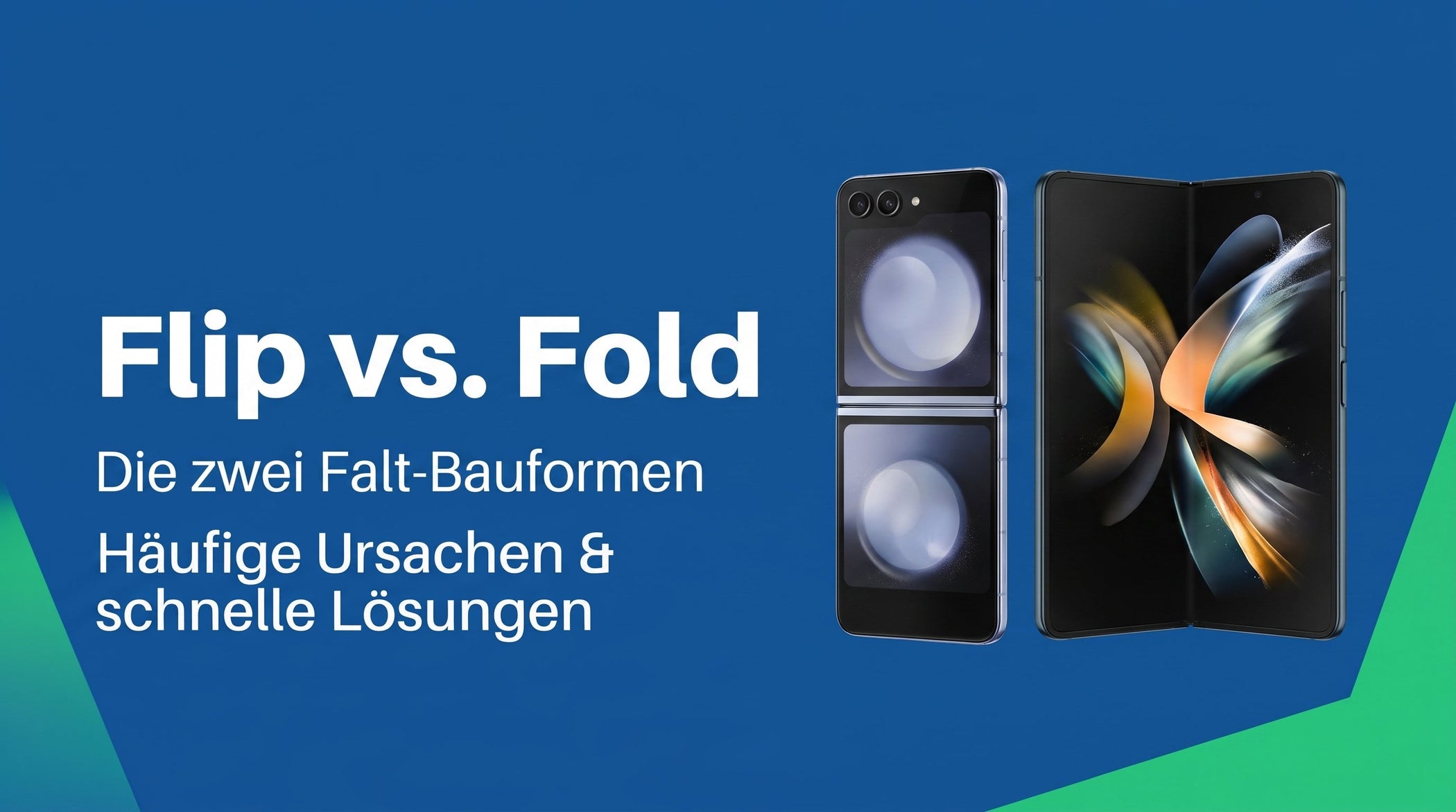 Flip vs. Fold: der Unterschied der Falt-Bauformen