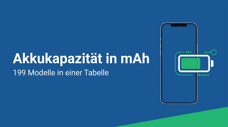Akkukapazität in mAh: die Tabelle für 201 Handy-Modelle